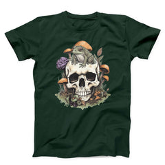 Frog On Skull Cottagecore Unisex T-shirt