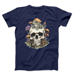 Frog On Skull Cottagecore Unisex T-shirt