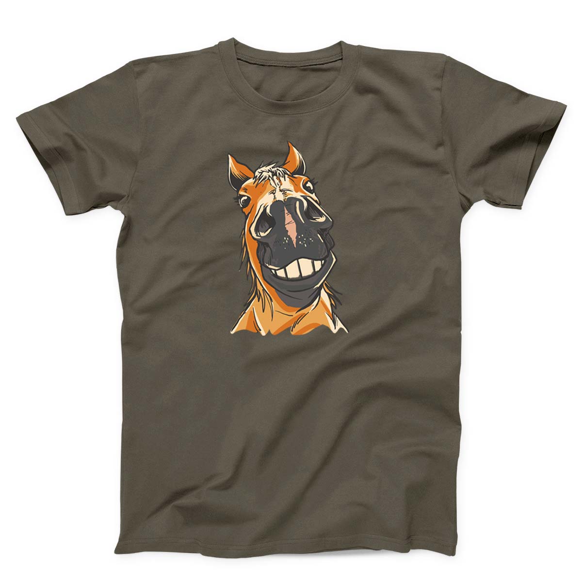 Funny Horse Animal Face Unisex T-Shirt