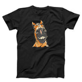 Funny Horse Animal Face Unisex T-Shirt