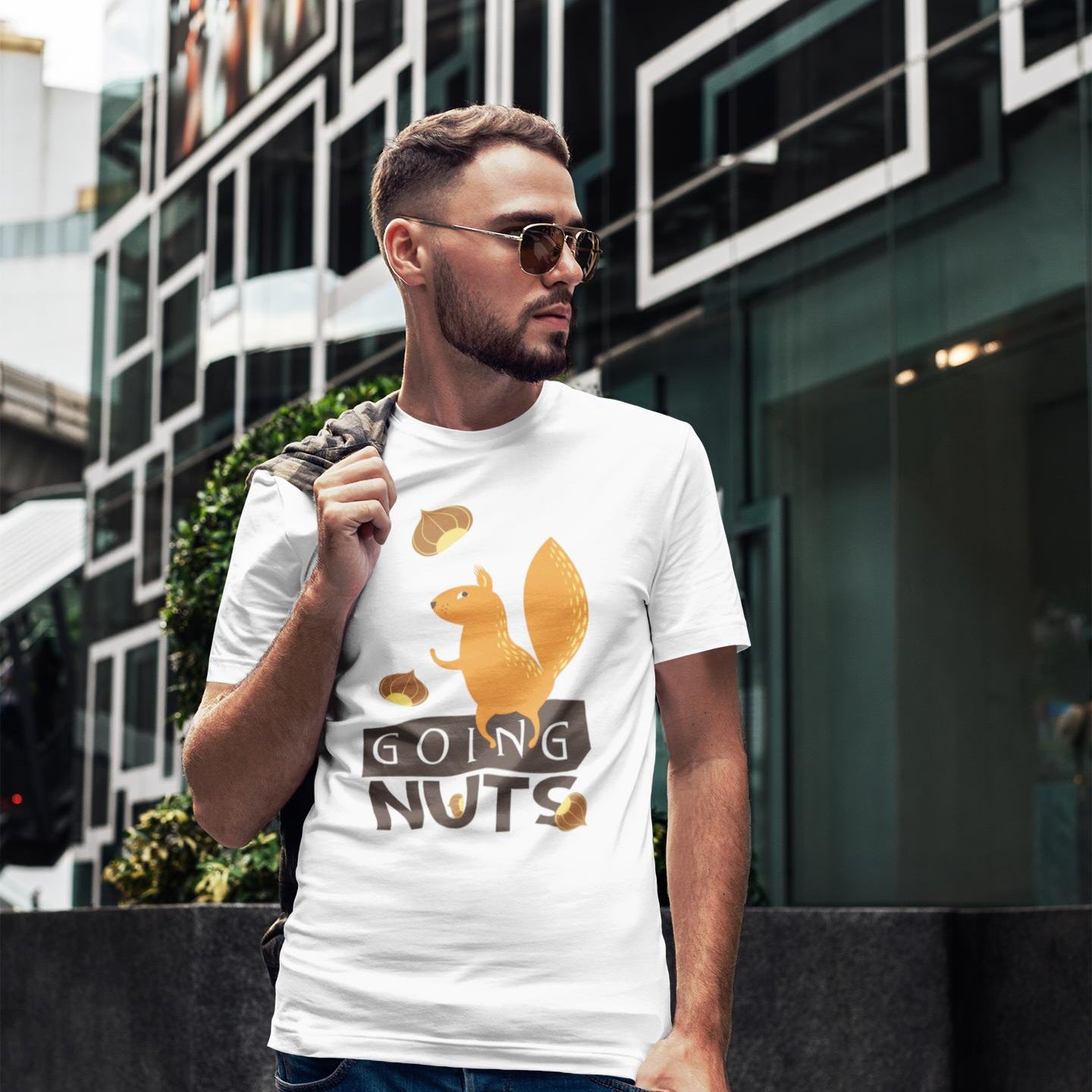 Going Nuts Squirrel Funny Unisex T-Shirt