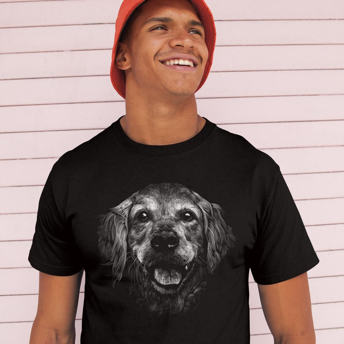 Happy Golden Retriever Unisex T-Shirt