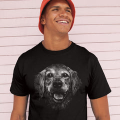 Happy Golden Retriever Unisex T-Shirt