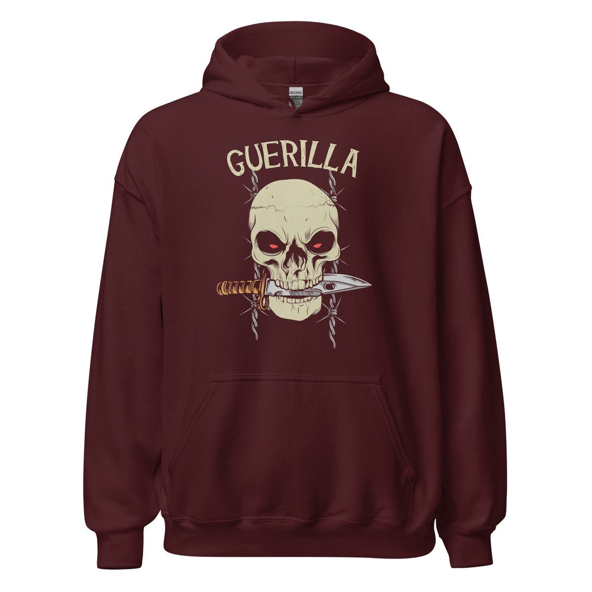 Guerilla Skull Unisex Hoodie