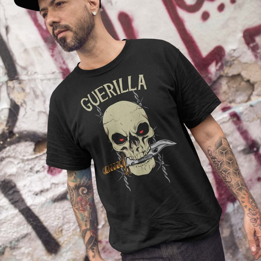 Guerilla Skull Unisex T-Shirt