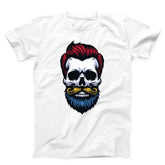 Hipster Barber Skull Unisex T-shirt
