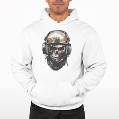 Skull Soldier Military Helmet Unisex Hoodie