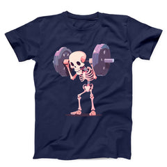 Humorous Weightlifting Skeleton Unisex T-Shirt