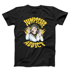 Jumpscare Movie Addict Unisex T-shirt