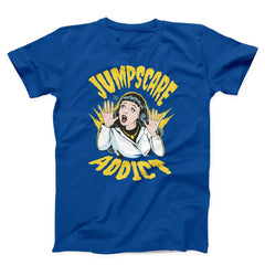 Jumpscare Movie Addict Unisex T-shirt