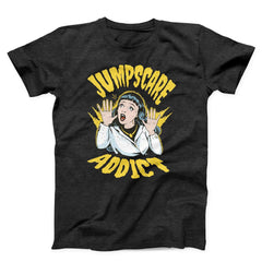 Jumpscare Movie Addict Unisex T-shirt