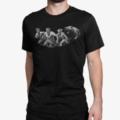 People Running From Bear Unisex T-shirt