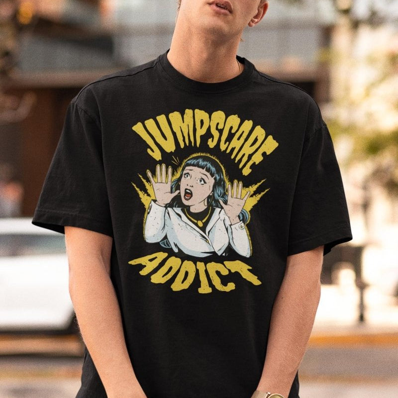 Jumpscare Movie Addict Unisex T-shirt
