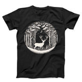 Mystical Deer Forest Unisex T-Shirt