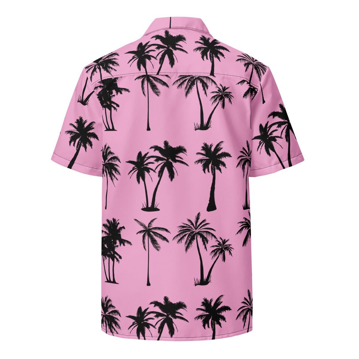 Pink Paradise Palm Print Hawaiian Shirt