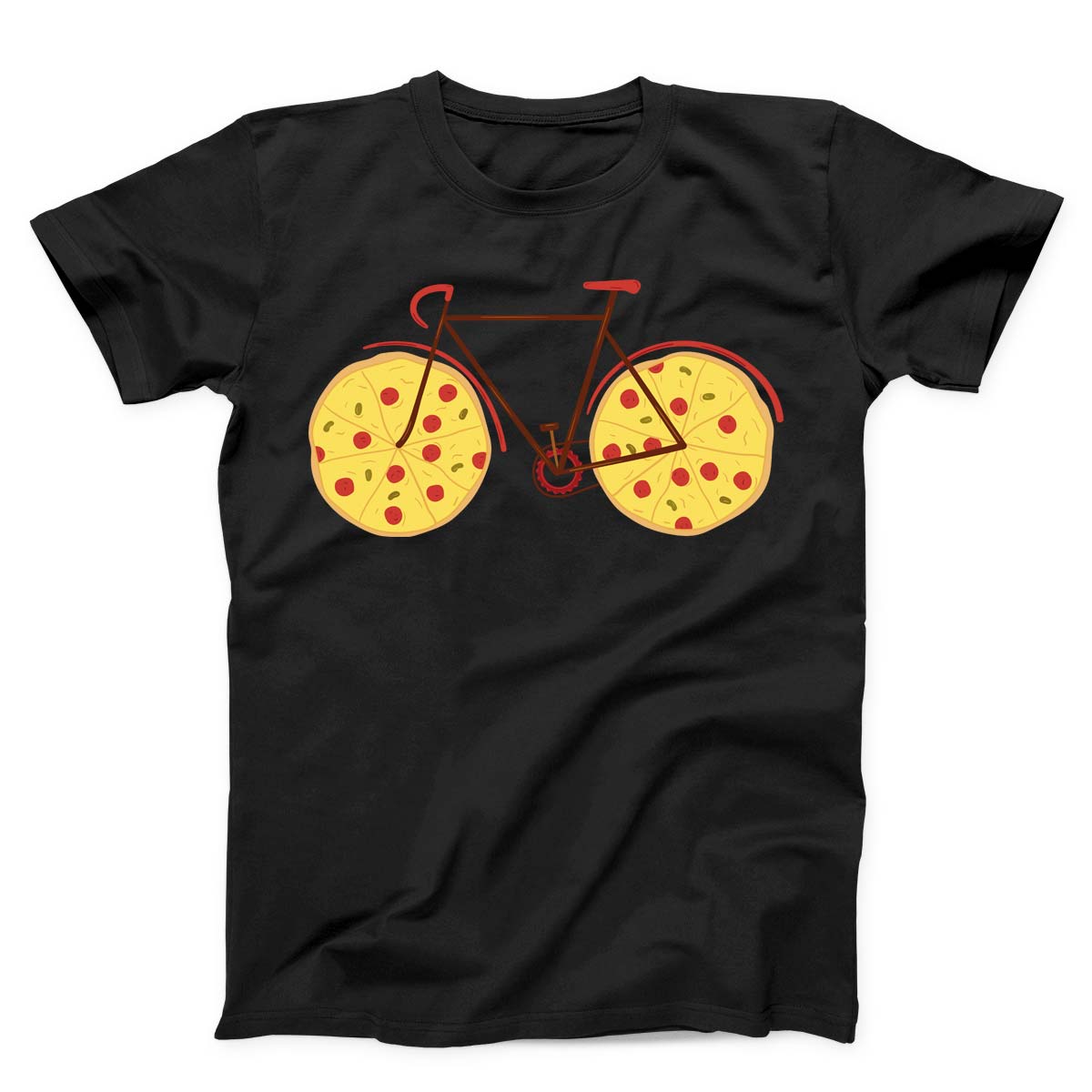 Pizza Bicycle Unisex T-Shirt