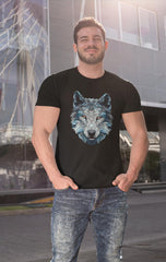 Polygonal White Wolf Unisex T-Shirt