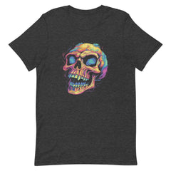 Psychedelic Smiling Skull Unisex T-shirt