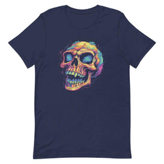 Psychedelic Smiling Skull Unisex T-shirt