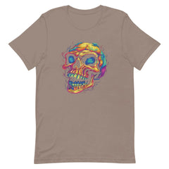 Psychedelic Smiling Skull Unisex T-shirt