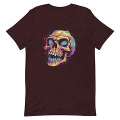 Psychedelic Smiling Skull Unisex T-shirt