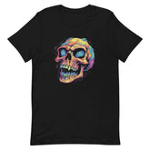Psychedelic Smiling Skull Unisex T-shirt