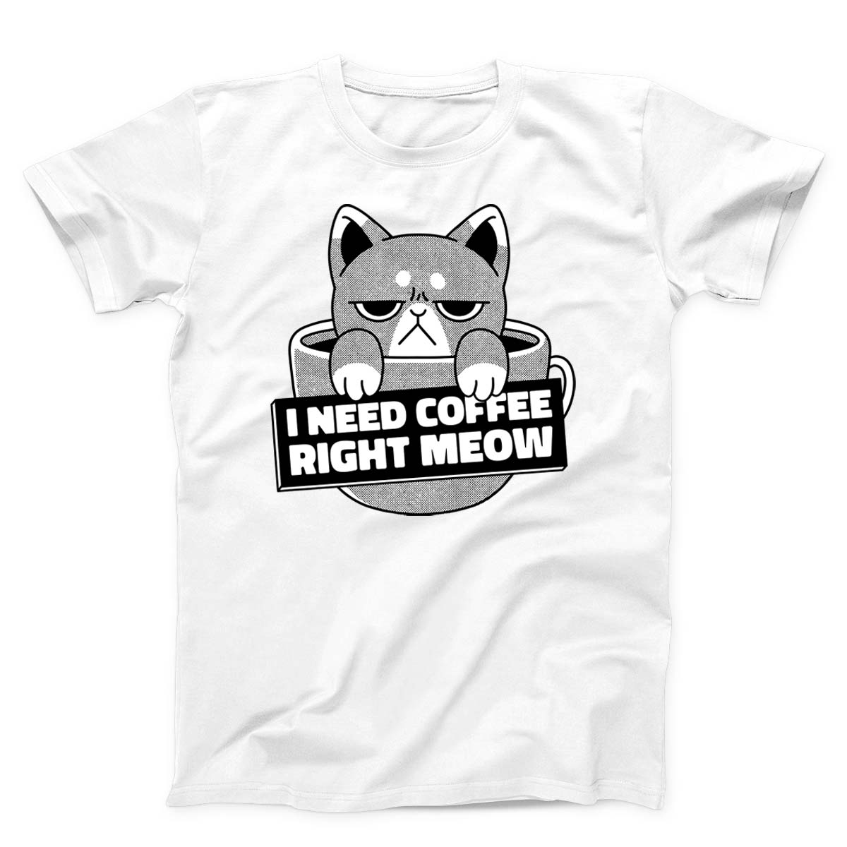 Angery Cat Coffee Drink Unisex T-Shirt