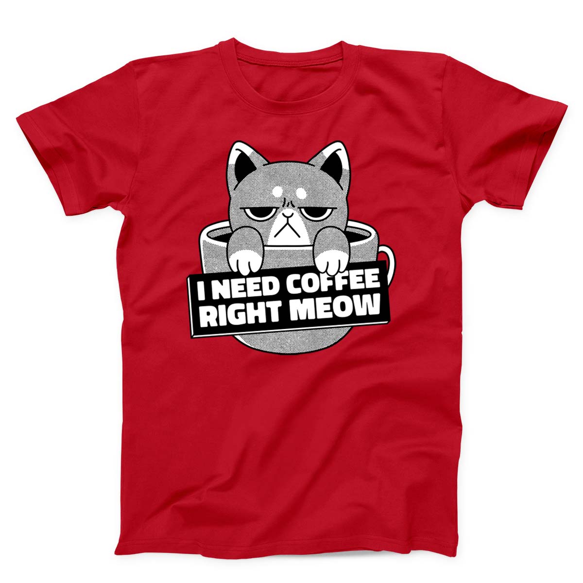 Angery Cat Coffee Drink Unisex T-Shirt