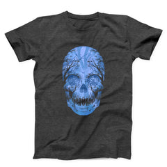 Creepy Skull And Forest Unisex T-shirt
