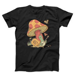 Snail Playing Banjo Unisex T-shirt