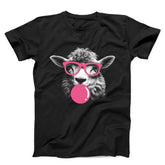 Sheep Monochrome Bubblegum Unisex T-shirt