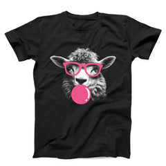 Sheep Monochrome Bubblegum Unisex T-shirt