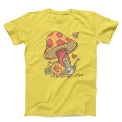 Snail Playing Banjo Unisex T-shirt
