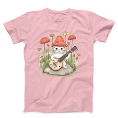 Cat Playing Banjo Unisex T-shirt