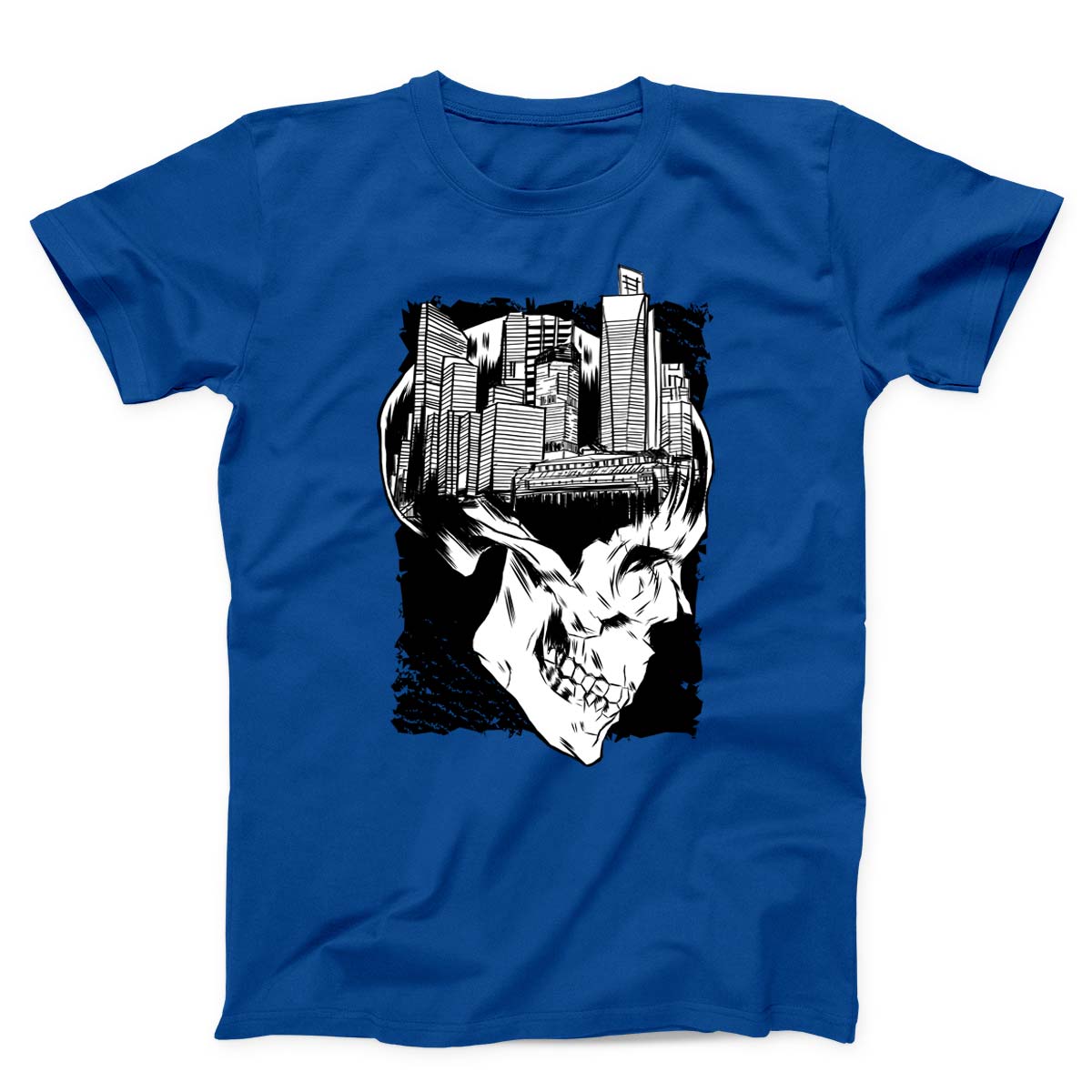 Urban Skull Cityscape Unisex T-Shirt