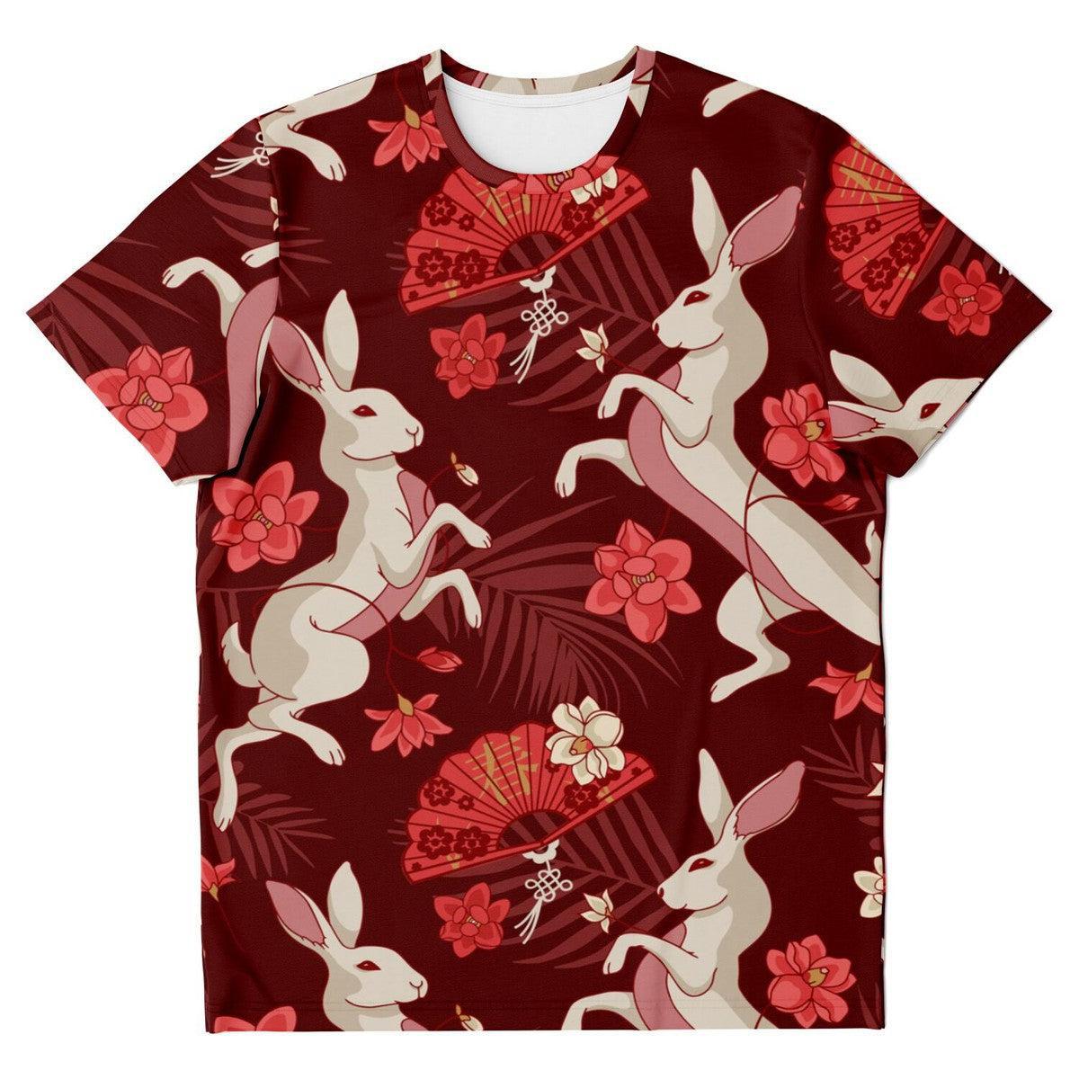 Rabbit Blossom Unisex T-shirt