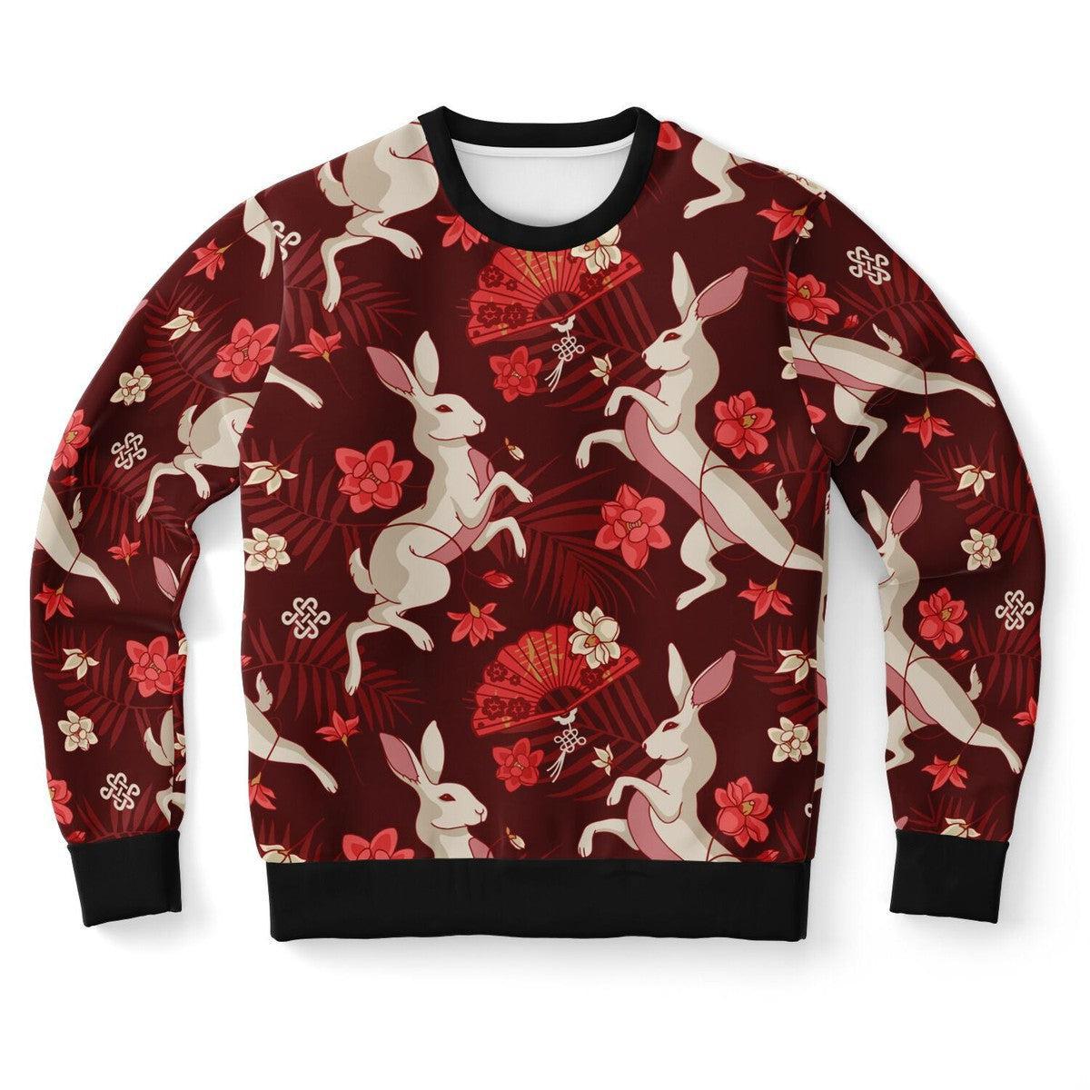 Rabbit Blossom Unsiex Sweatshirt