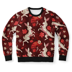 Rabbit Blossom Unsiex Sweatshirt