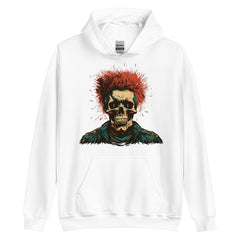 Redheaded Skeleton Punk Unisex Hoodie