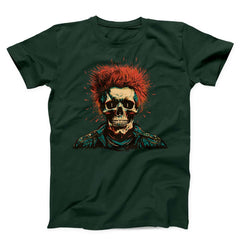 Redheaded Skeleton Punk Unisex t-shirt