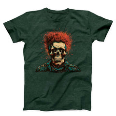 Redheaded Skeleton Punk Unisex t-shirt