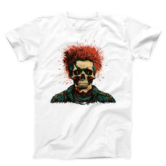 Redheaded Skeleton Punk Unisex t-shirt
