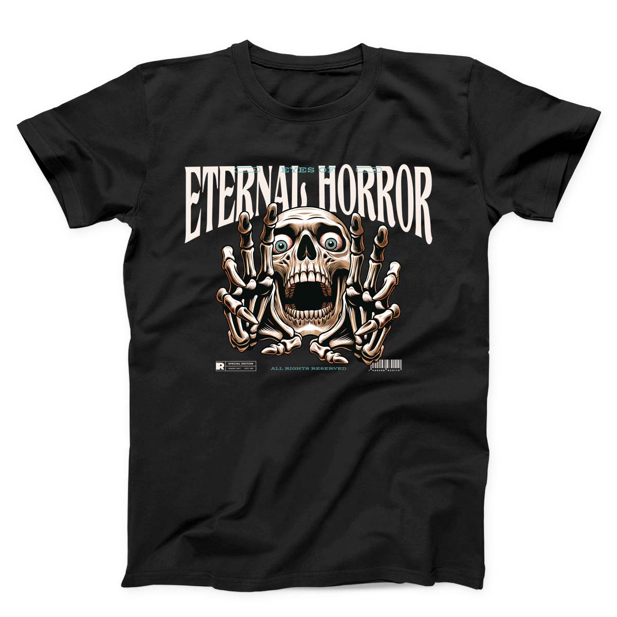 Eternal Horror Skull Unisex T-Shirt