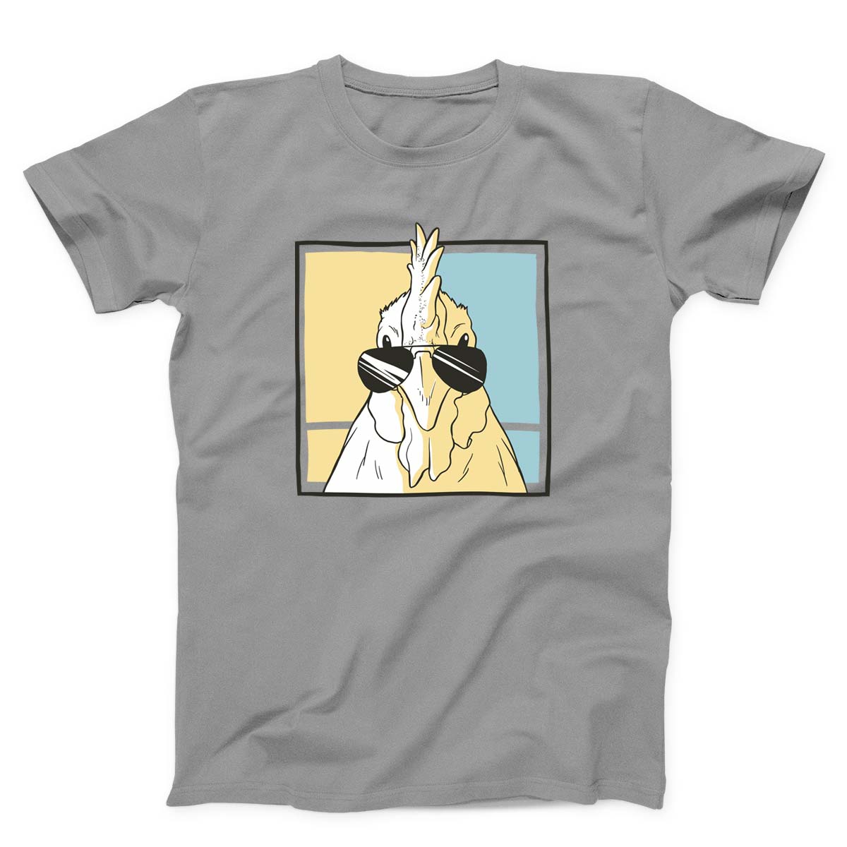 Chicken Wearing Sunglasses Unisex T-Shirt