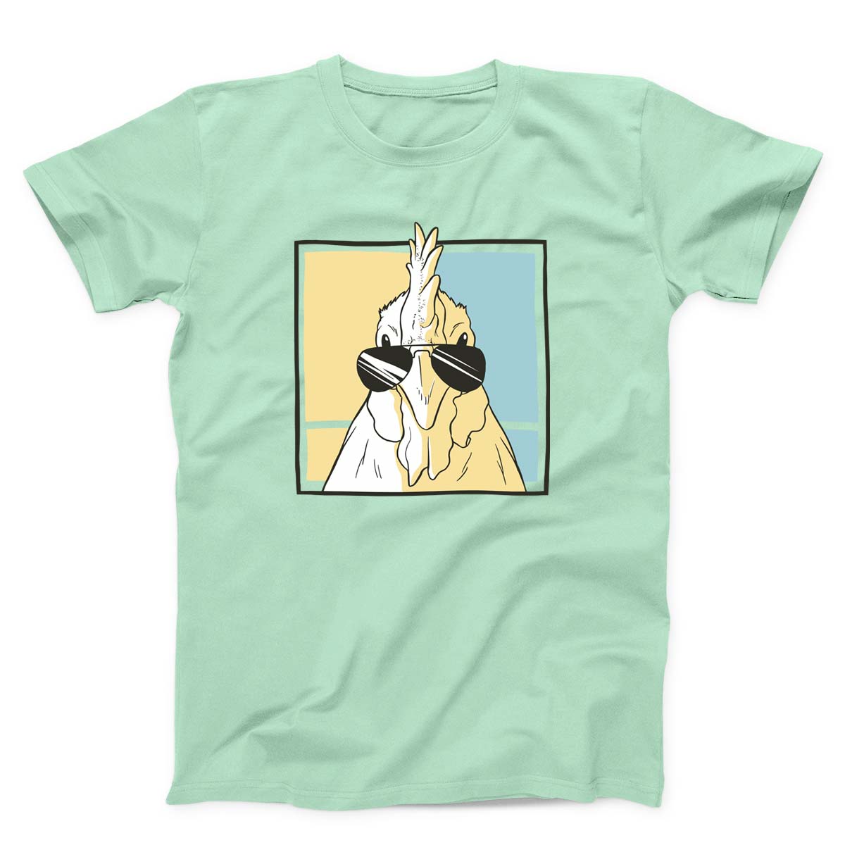 Chicken Wearing Sunglasses Unisex T-Shirt