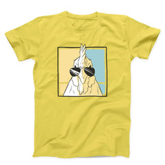 Chicken Wearing Sunglasses Unisex T-Shirt