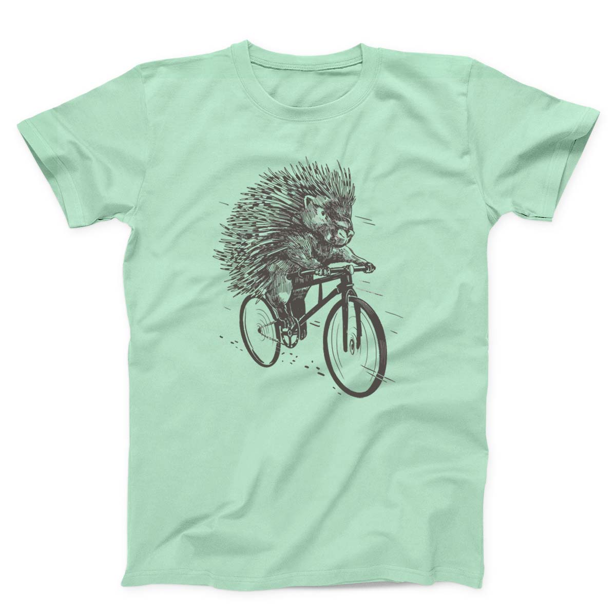 Porcupine In A Bicycle Unisex T-Shirt