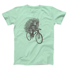 Porcupine In A Bicycle Unisex T-Shirt