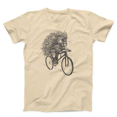 Porcupine In A Bicycle Unisex T-Shirt