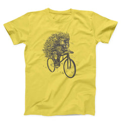 Porcupine In A Bicycle Unisex T-Shirt